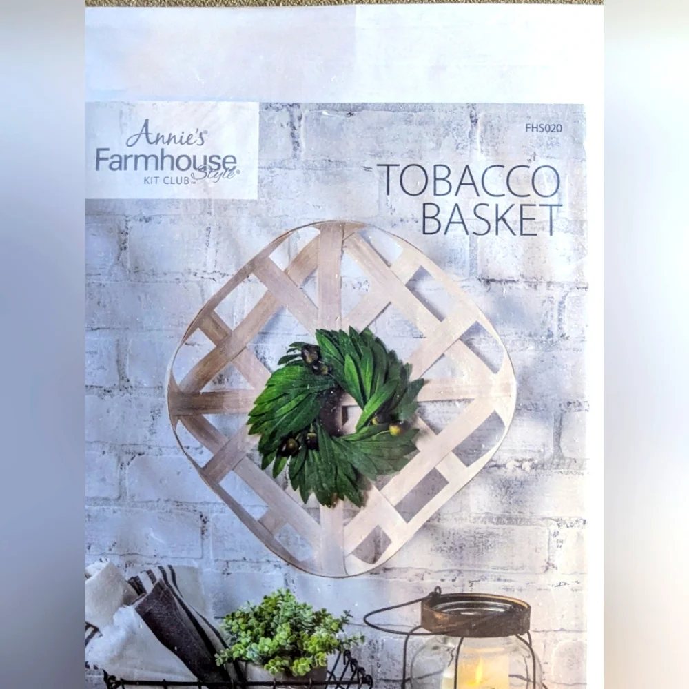 Annie's Farmhouse Kit Club Tobacco Basket Kit